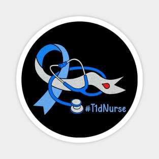 T1D Nurse Stethoscope Magnet